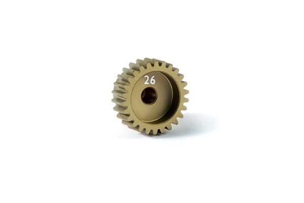 XRAY ALU PINION GEAR - HARD COATED 26T / 48