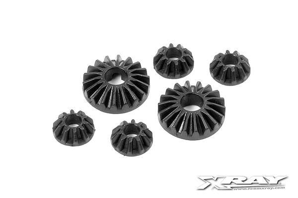 COMPOSITE GEAR DIFF BEVEL & SATELLITE GEARS (2+4) - X304930