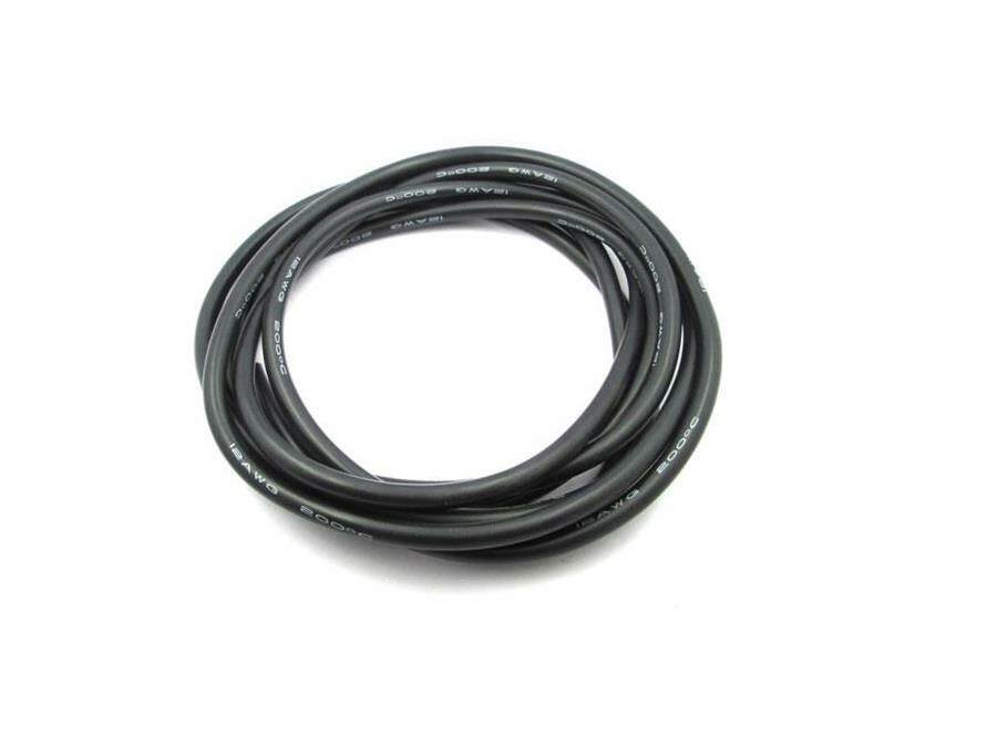 MR33 12 AWG Silicone Wire 2m - Black - MR33-SW-12BK