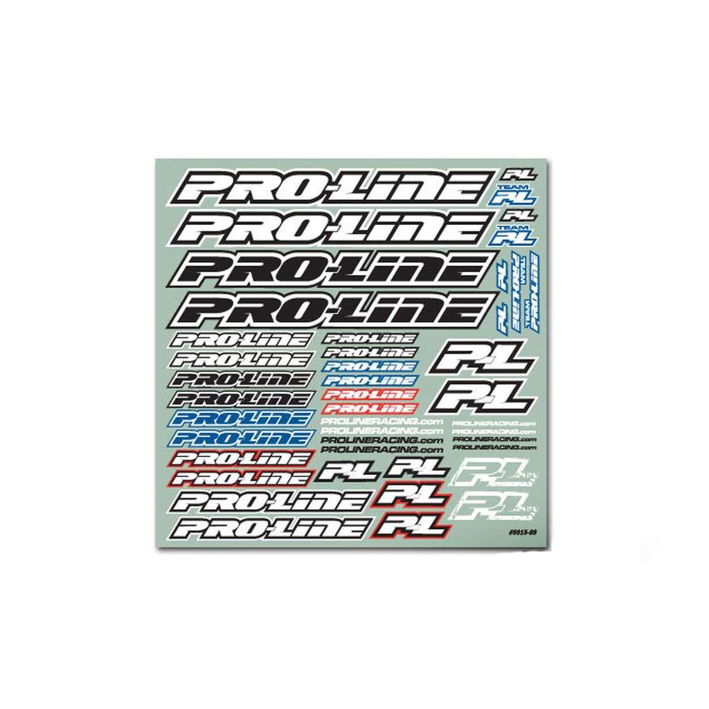 Pro-Line Team Decal B&W - 9915-33