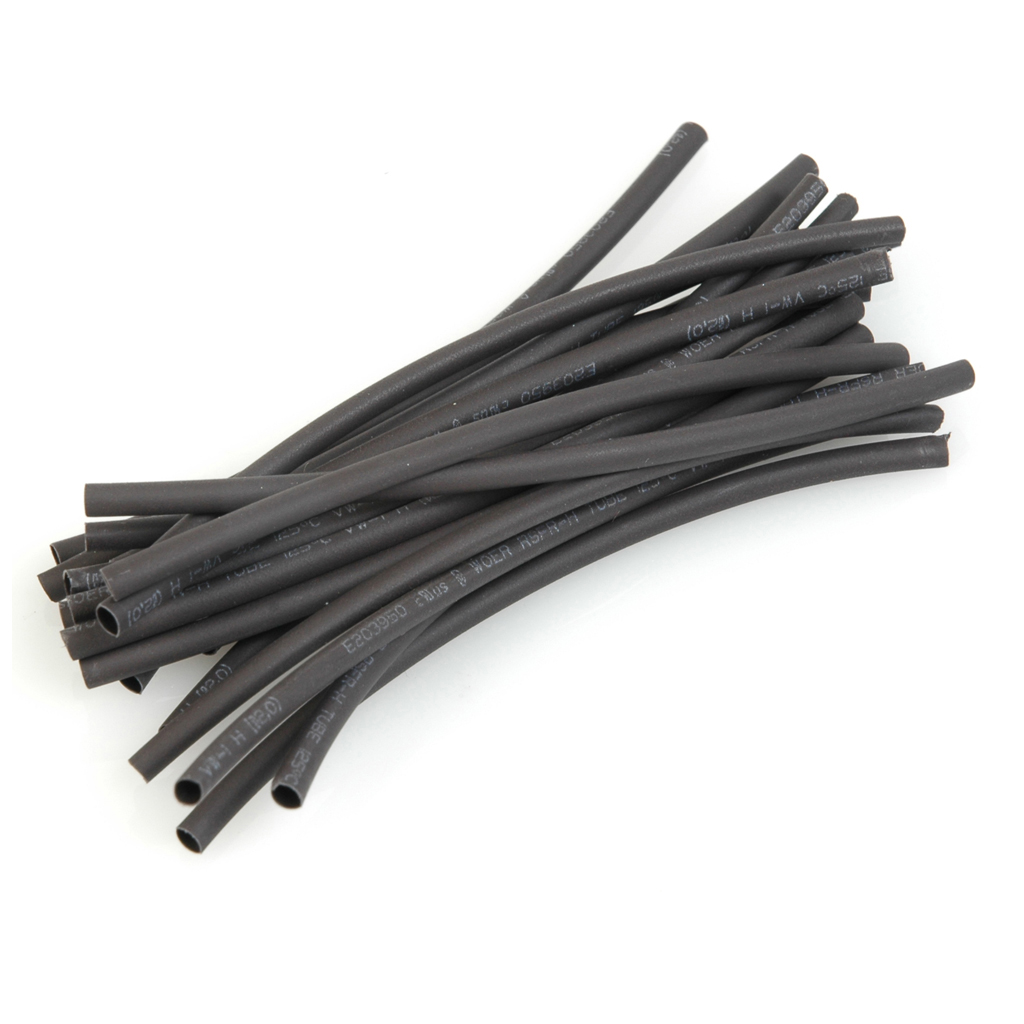 CORE-RC HEATSHRINK 2.0MM DIA BLACK - 20PCS - CR120