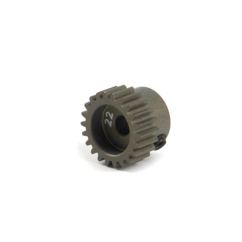 HUDY ALU ULTRA-LIGHT PINION GEAR - HARD COATED - 22T / 48 - H294022