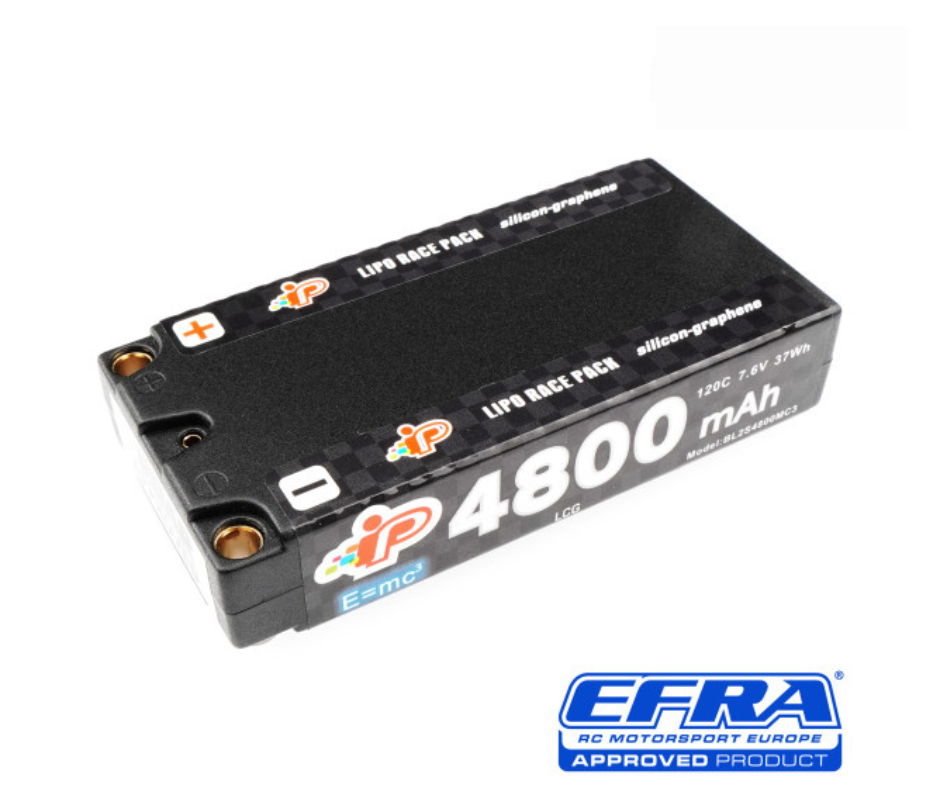 [IP-BL2S4800MC3] Intellect MC3 4800mAh 120C 7.6V LCG Graphene Shorty Pack LiHV - IP-BL2S4800MC3