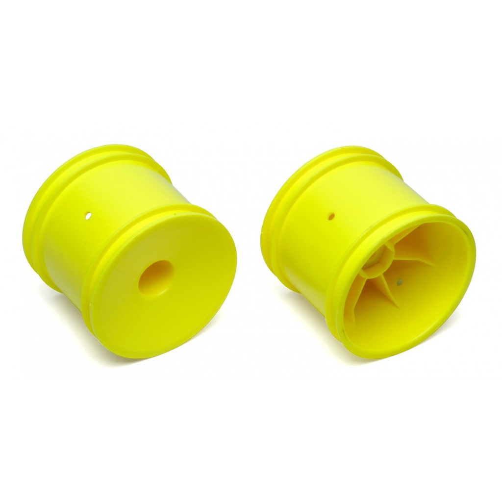 [AE7853] Team Associated Truck Hex Wheels, Yellow - AE7853