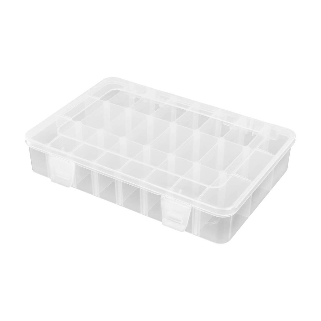 [R14034] Robitronic Assortment Case 24 compartments variable 202x137x40mm - R14034