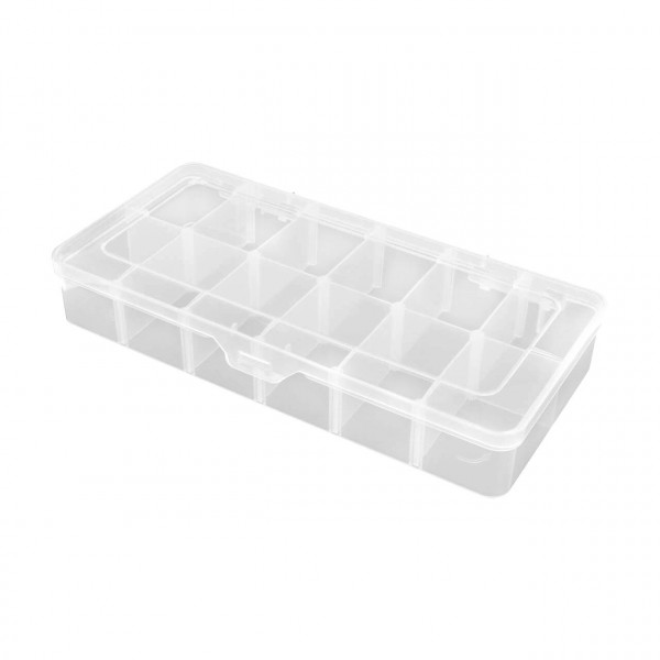 [R14033] Robitronic Assortment Case 12 compartments variable 260x125x43.5mm - R14033
