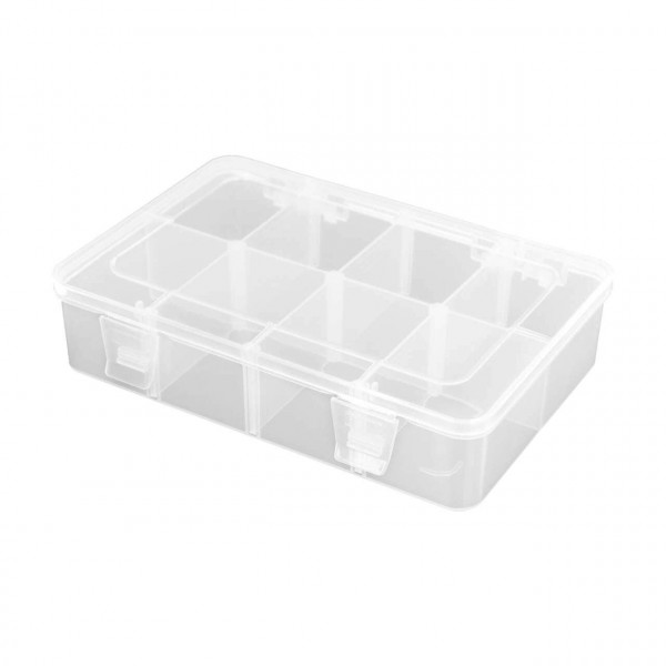 [R14035] Robitronic Assortment Case 8 compartments variable 186x125x43mm - R14035