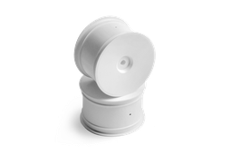 [X329913-H] XRAY WHEEL AERODISK 1/10 - REAR - 2WD/4WD - HEX 12MM - WHITE - HARD - IFMAR - 1PR - X329913-H