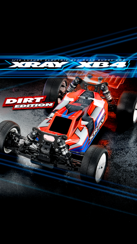 [X360015] XRAY XB4D'24 - 4WD 1/10 ELECTRIC OFF-ROAD CAR - DIRT EDITION - X360015 - LAST ONE (On order 2-3 days)