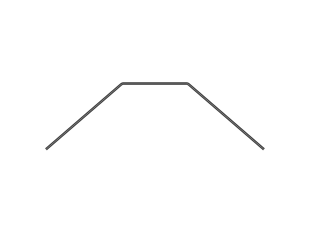 [X323490] XB2 ANTI-ROLL BAR REAR - SHORT - 1.0 MM - X323490