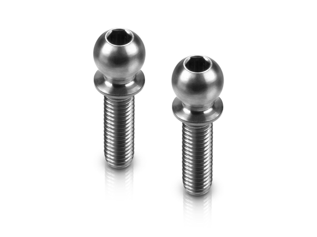[H990010] HUDY TITAN BALL STUD D=4.9 / L=10 / S=3.5 / 2MM HEX (2) - H990010