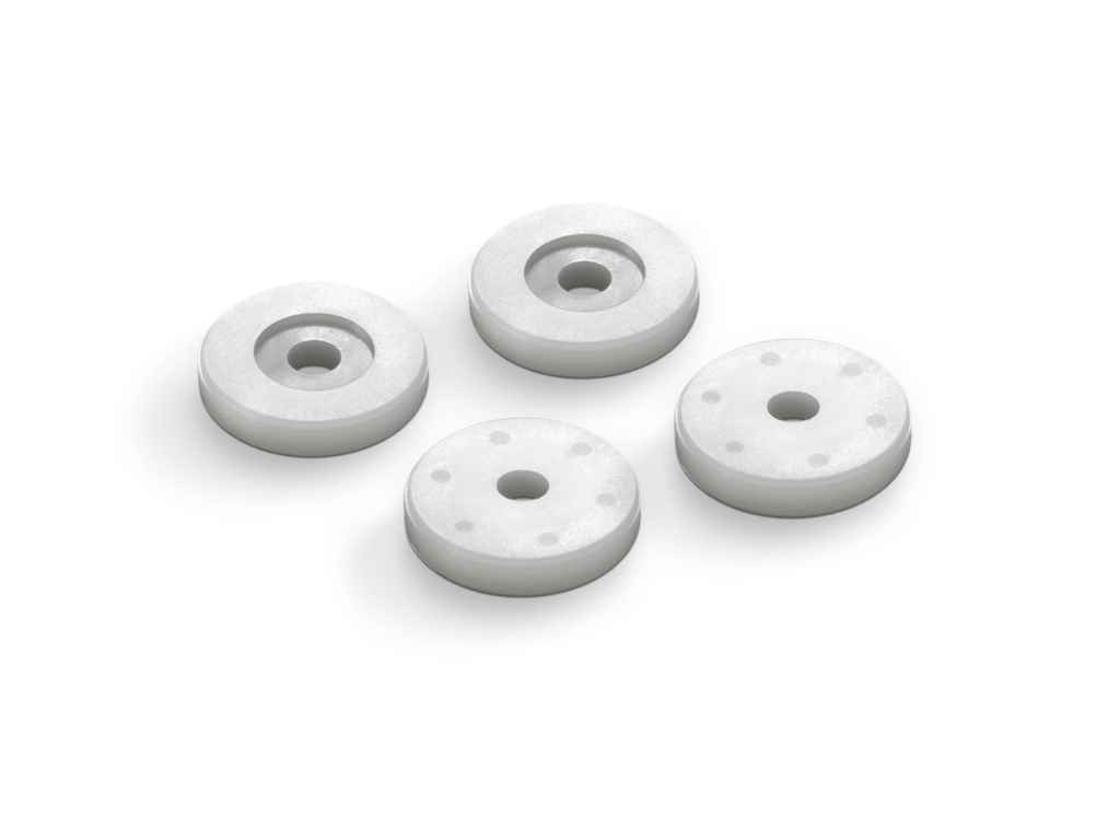 [X368033] PRECISION GROUND SHOCK PISTON BLANKS 2.5MM - BIG BORE (4) - X368033