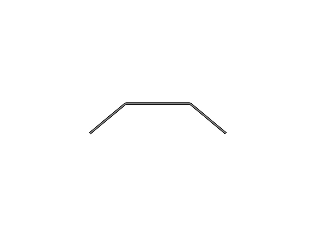 [X322490] XB2 ANTI-ROLL BAR FRONT FOR BRIDGE UPPER DECK - 1.0 MM - X322490