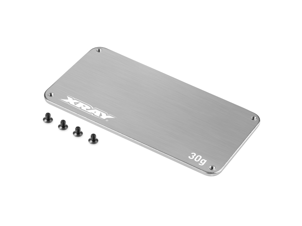 [X326152] STAINLESS STEEL WEIGHT FOR ELECTRONICS FOR 1-PIECE CHASSIS 30G - X326152