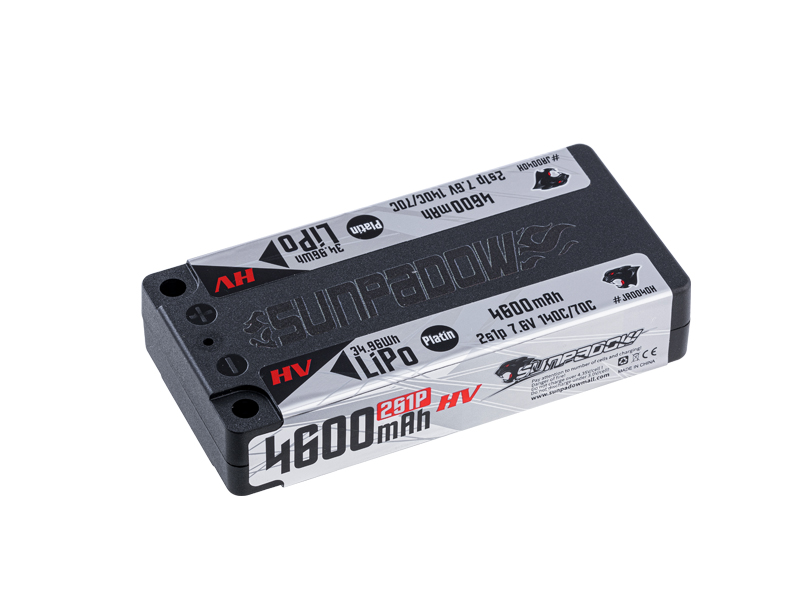 Sunpadow Platin LiHV Shorty 4600mAh - 7.6V - 2s - 140C