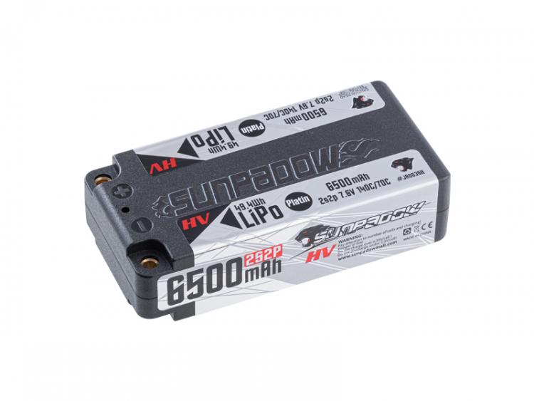 Sunpadow Platin LiHV Shorty 6500mAh - 7.6V - 2s - 140C