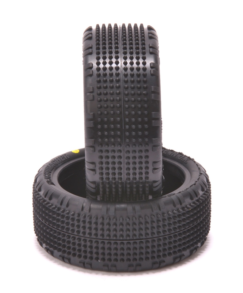 [U6907] SCHUMACHER SHARD - 1/10 4WD TYRES - FRONT - YELLOW - U6907
