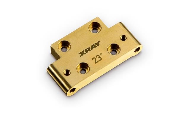 [X322314] BRASS 46G FRONT LOWER ARM MOUNT 23°/29° KICK-UP - X322314