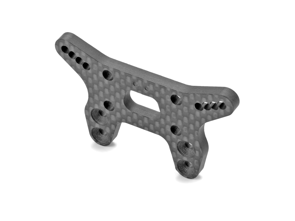 [X322091] XB2 CARBON SHOCK TOWER FOR BRIDGE UPPER DECK - 2-DOTS - FRONT - X322091
