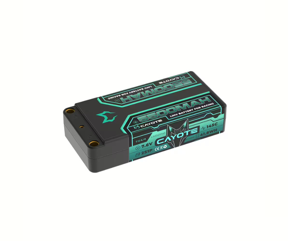 [CA552S145] CAYOTE 5500mAh 145C 2S1P LiPo Battery