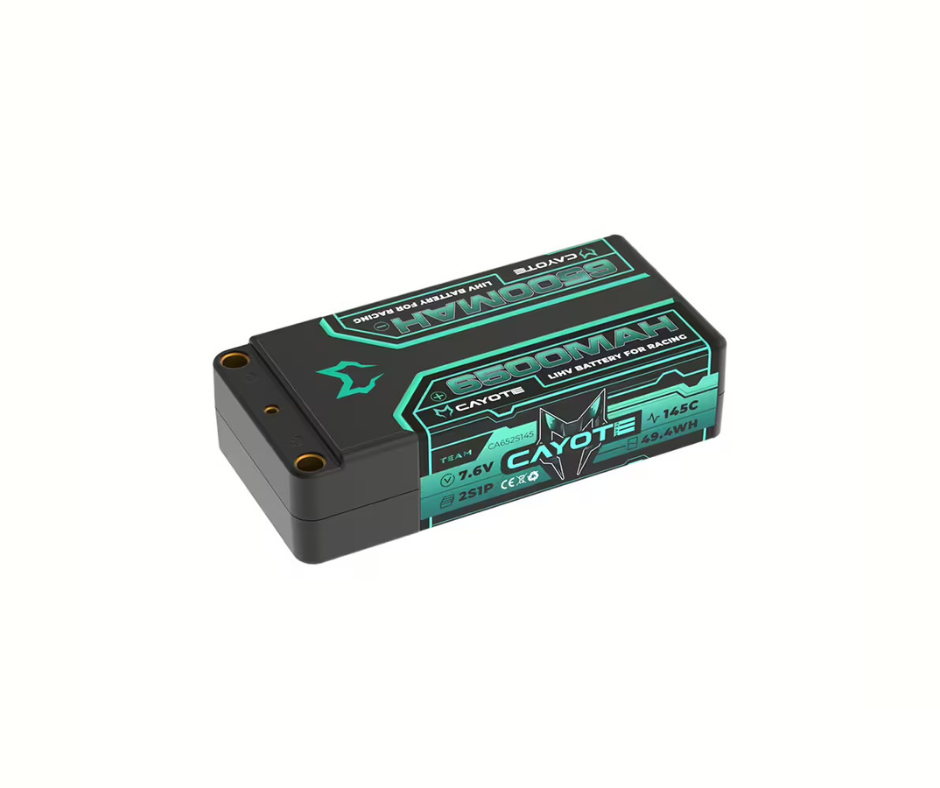 [CA652S145] CAYOTE 6500mAh 145C 2S1P LiPo Battery