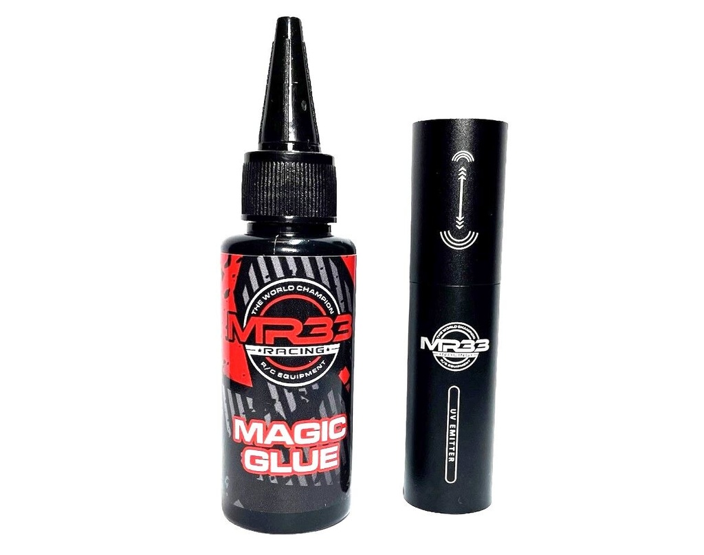 [MR33-MRG-SET] MR33 Magic Repair Glue with UV Light (15g) - MR33-MRG-SET
