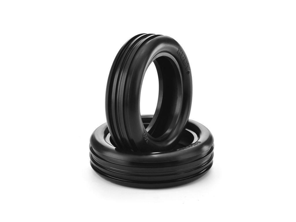 [H812302D-M] HUDY 1/10 OFF-ROAD TIRE 2WD FRONT DIRT - 302 - MEDIUM (2) - H812302D-M