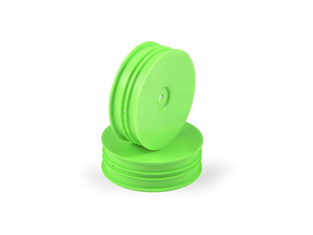 [H803220-G] HUDY 1/10 OFF-ROAD WHEEL - 2WD – FRONT – NARROW – GREEN (2) - H803220-G