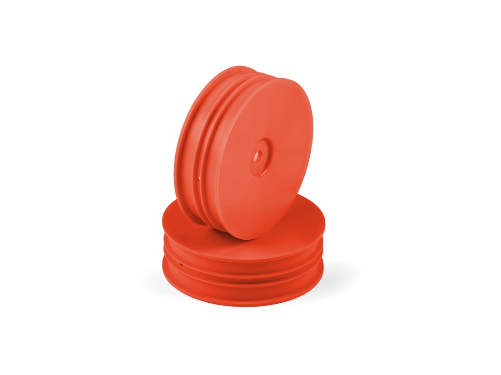 [H803220-O] HUDY 1/10 OFF-ROAD WHEEL - 2WD – FRONT – NARROW – ORANGE (2) - H803220-O