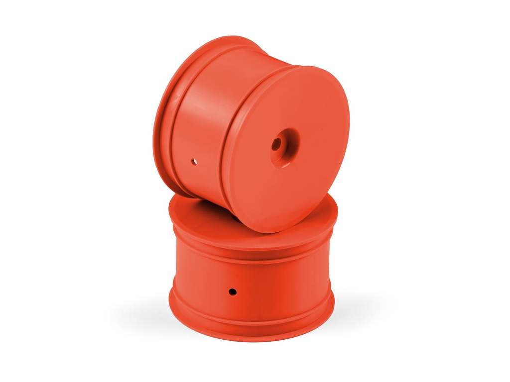 [H803240-O] HUDY 1/10 OFF-ROAD WHEEL - 2WD/4WD – REAR – ORANGE (2) - H803240-O