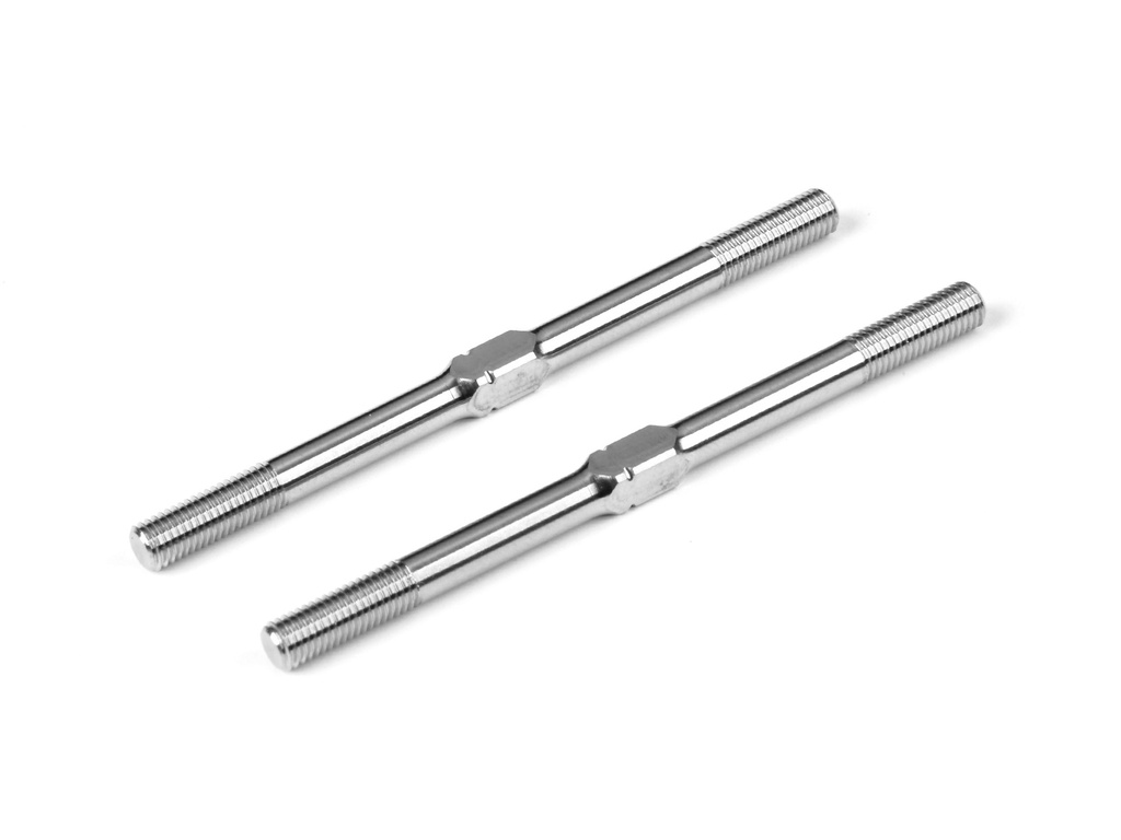[H992385] HUDY TITANIUM ADJUSTABLE TURNBUCKLE 55MM M3.5 L/R (2) - H992385