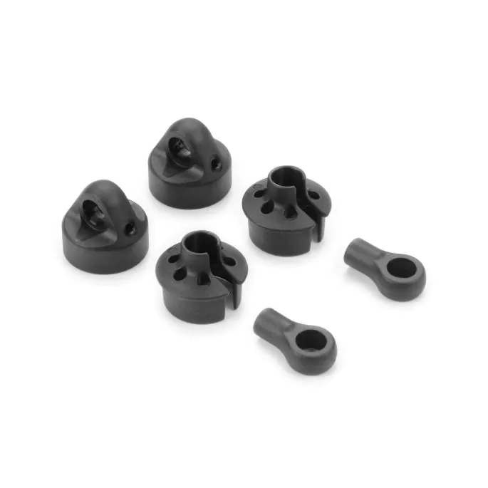 [X368014-S] COMPOSITE SHORT SHOCK CAP, SPRING COLLAR & BALL JOINT - BIG BORE (2) - X368014-S