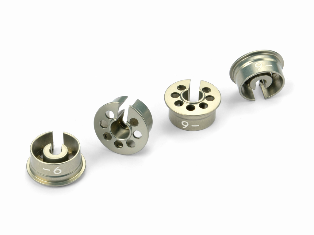 [X368027] ALU SHOCK SPRING RETAINING COLLAR -6MM (4) - X368027