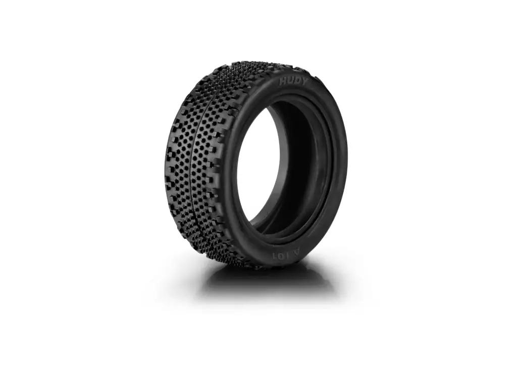 [H814201-M] HUDY 1/10 OFF-ROAD TIRE 4WD FRONT ASTRO - 101A - MEDIUM (2) - H814201-M