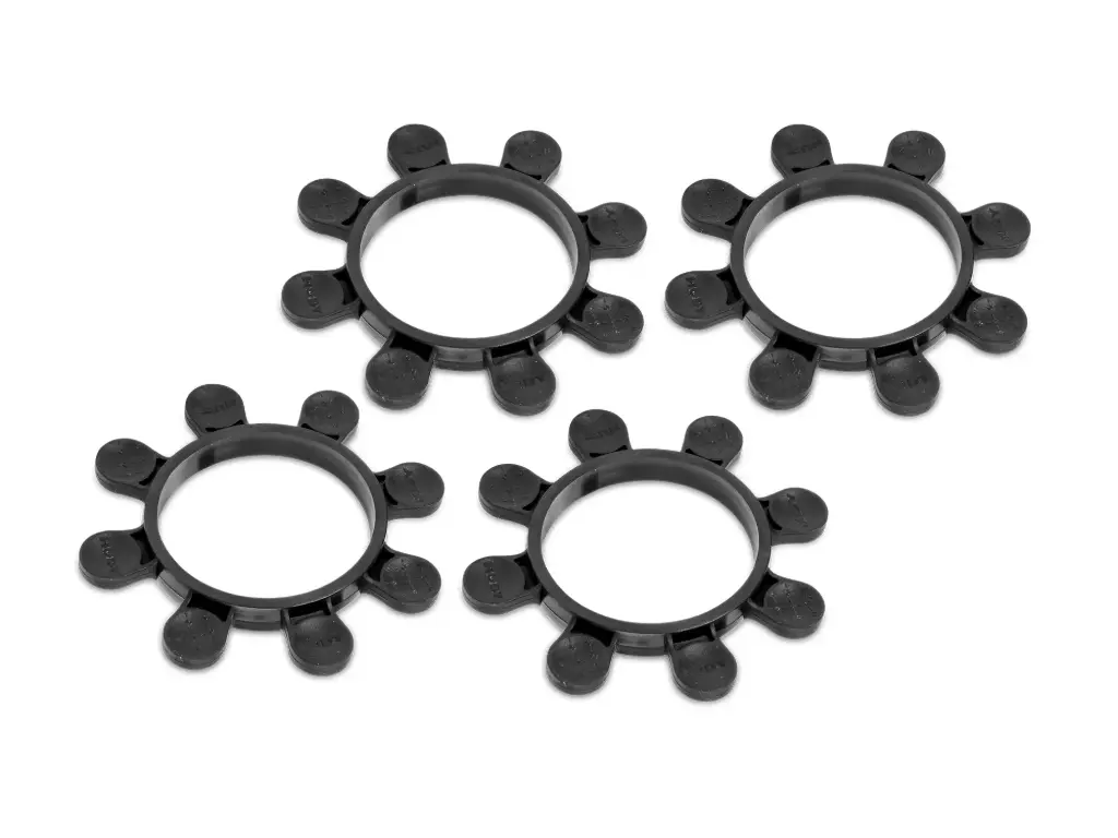 [H105252-K] HUDY 1/10 OFF-ROAD TIRE MOUNTING BAND - OCTOPUS - BLACK (4) - H105252-K