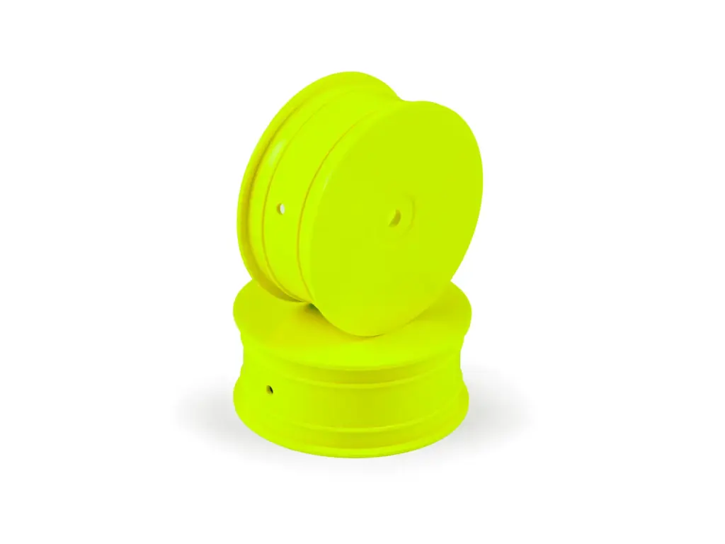 HUDY 1/10 OFF-ROAD WHEEL - 4WD – FRONT – YELLOW (2) - H803230-Y