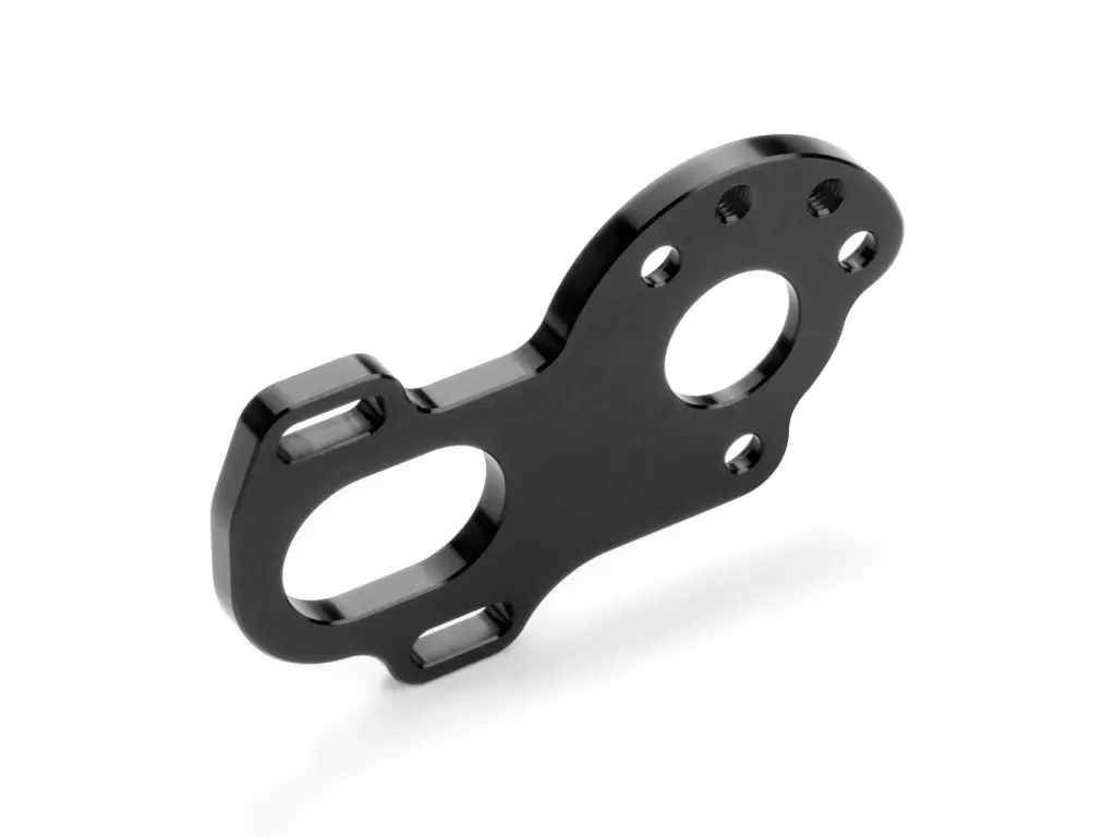 [X324016-L] ALU MOTOR PLATE FOR 3G GEAR BOX -1MM - 1-DOT - SWISS 7075 T6 - X324016-L