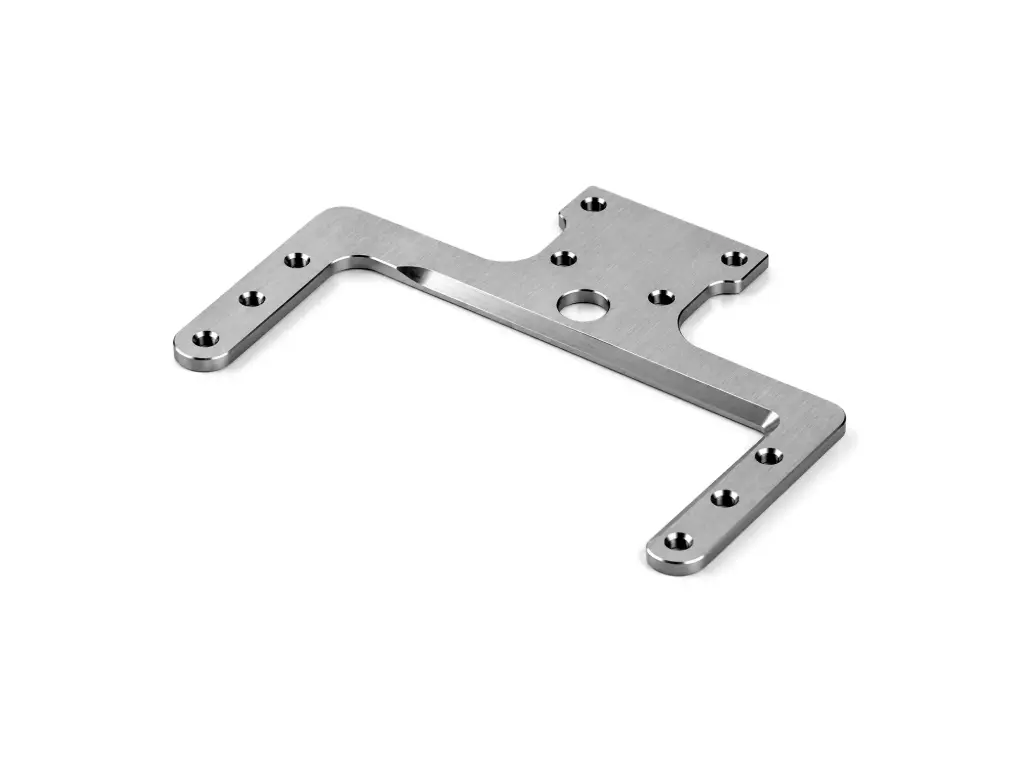 [X321283-C] ALU FLAT CHASSIS BRACE FOR 3G DIRT REAR MOTOR GEAR BOX - COUNTERSUNK - X321283-C