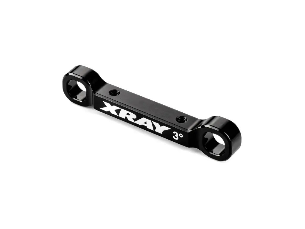 [X323327-C] ALU REAR LOWER SUSPENSION HOLDER 3° - WIDER - REAR - COUNTERSUNK - X323327-C