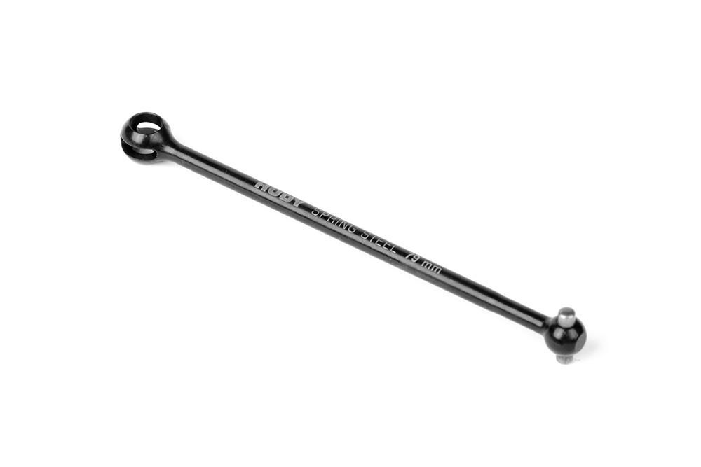 [X365432] CENTRAL DRIVE SHAFT 79MM WITH 2.5MM PIN - HUDY SPRING STEEL - X365432