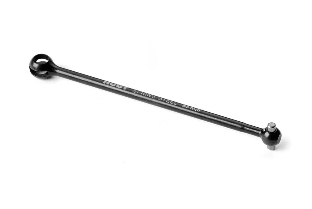 [X365225] FRONT DRIVE SHAFT 83MM WITH 2.5MM PIN - HUDY SPRING STEEL - X365225