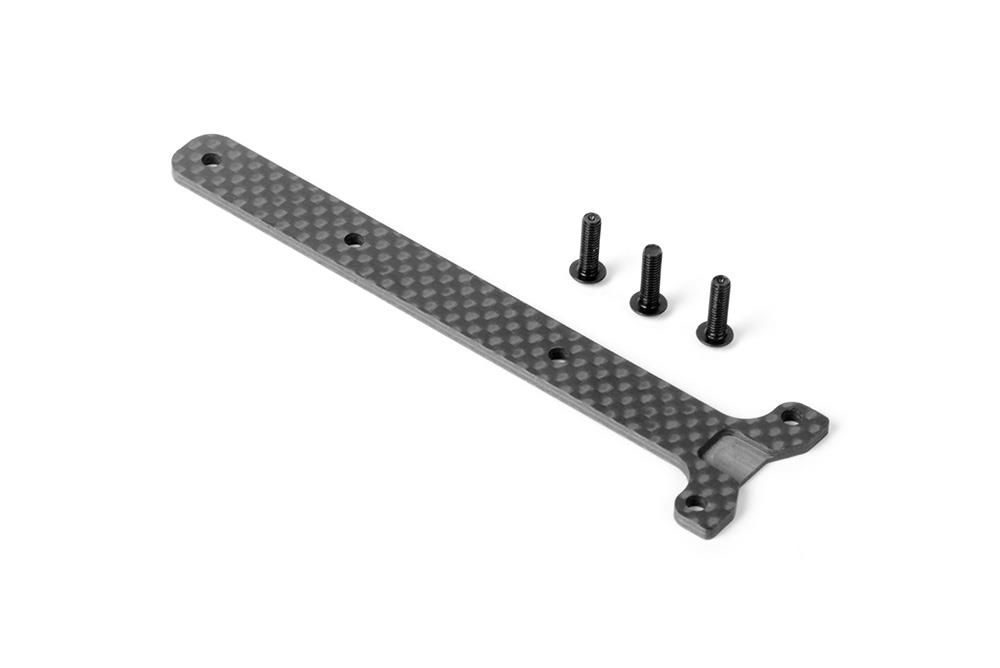 [X361190] GRAPHITE CHASSIS BRACE DECK - REAR - 2.0MM - X361190