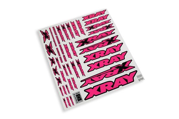 [X397314] Xray Sticker For Body Neon Red