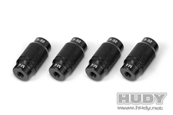 [H108960] Alu Nut For 1/10 Off-Road Set-Up System (4) - H108960