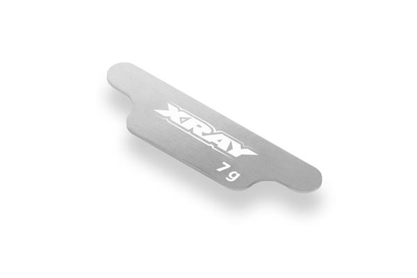 [X326184] STAINLESS STEEL WEIGHT 7G - MIDDLE
