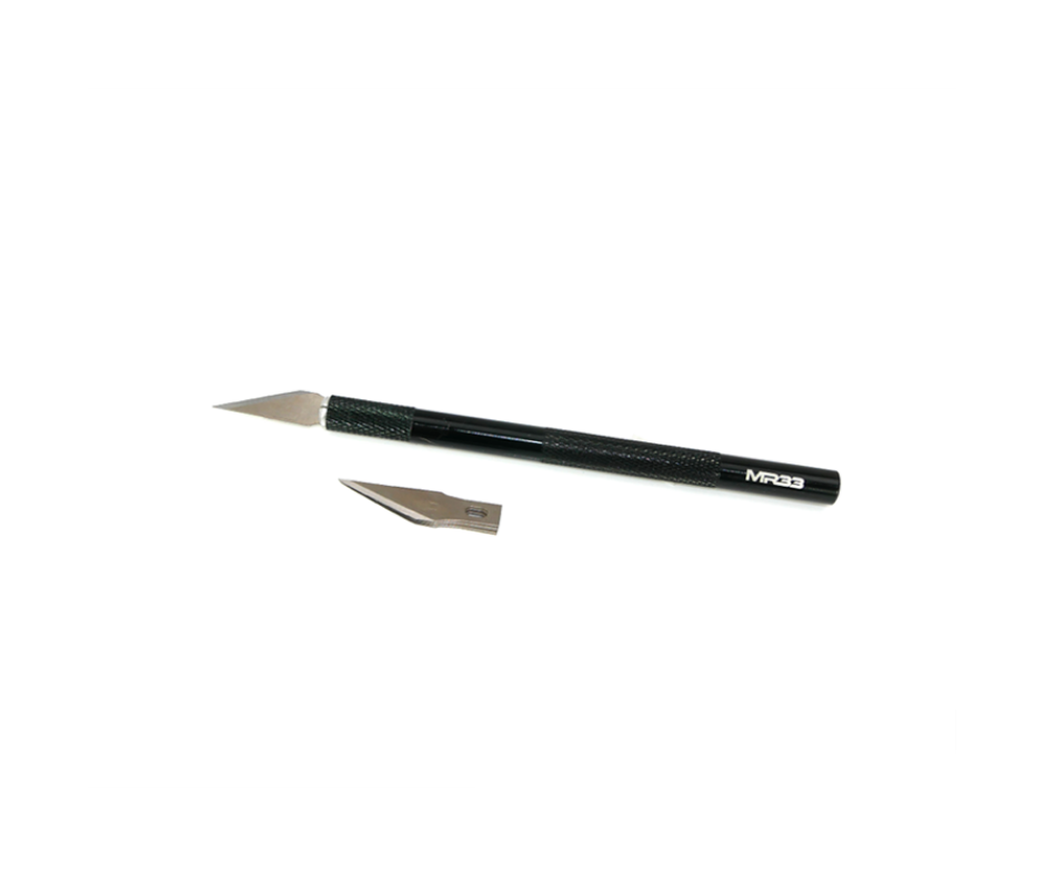 [MR33-BS] MR33 Black Skalpell + (Replaceable Blades 5pcs) - MR33-BS
